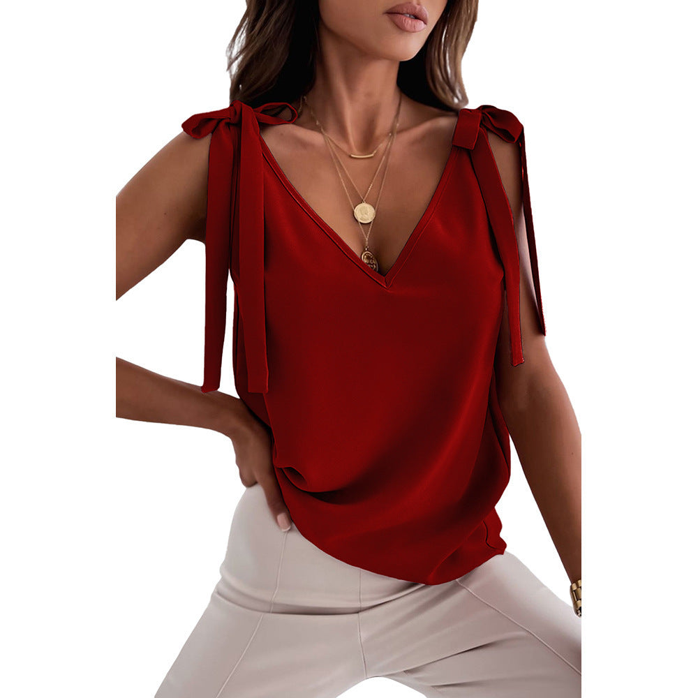 Bowknot Tie-Up Camisole