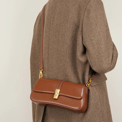 Amélie Genuine Leather Shoulder Bag