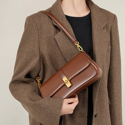 Amélie Genuine Leather Shoulder Bag