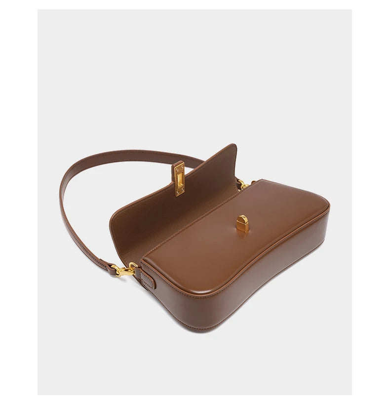 Amélie Genuine Leather Shoulder Bag