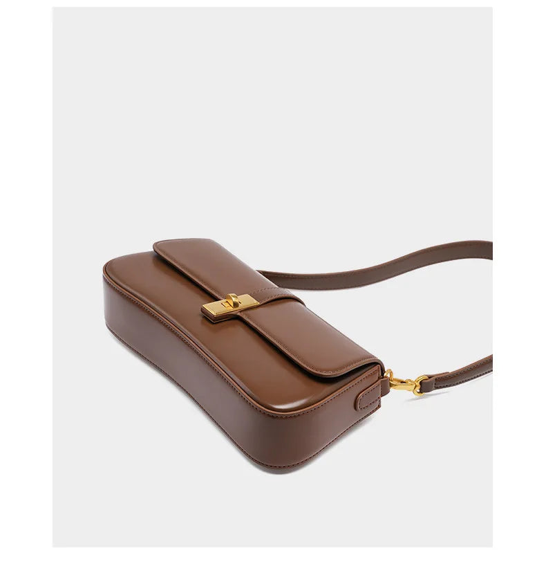 Amélie Genuine Leather Shoulder Bag